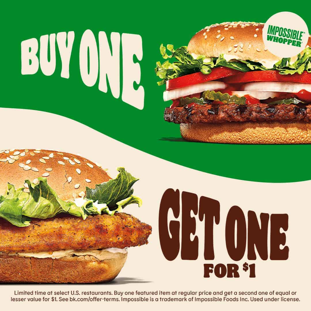 Burger King buyonegetone for 1 special Myrtle Beach on the Cheap